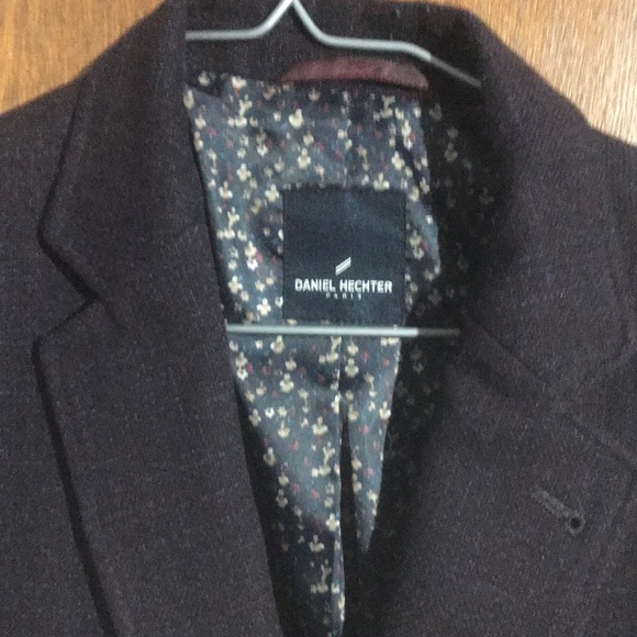 Deep Purple Pattern Blazer - Daniel Hechter - Picture 4 of 7